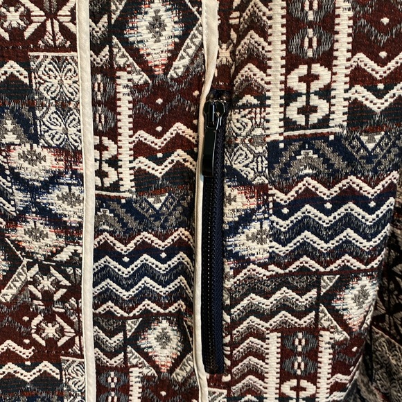 Zara Multicolor Patterned Blazer - Picture 7 of 10